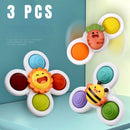 SPIN POP - KIT 3 Un - Brinquedos Giratórios Interativos