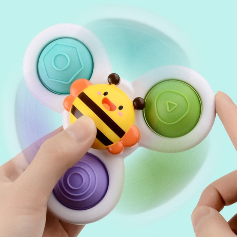 SPIN POP - KIT 3 Un - Brinquedos Giratórios Interativos